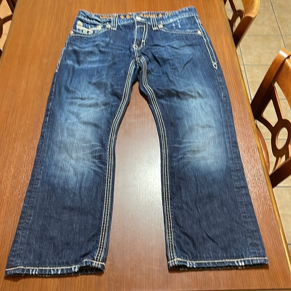 Mens Rock Revival Alec Straight Size 36/30